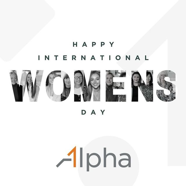 Today we are celebrating all the incredible women at Alpha. 

Thank you for all your hard work today and every day. 

With this years theme being #InspireInclusion let's continue to challenge stereotypes and create environments where all women are valued and respected. 

Happy International Women’s Day💜

#IWD2024 #InternationalWomensDay2024